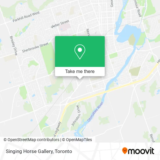 Singing Horse Gallery map