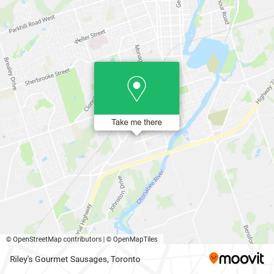 Riley's Gourmet Sausages map