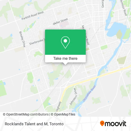 Rocklands Talent and M map