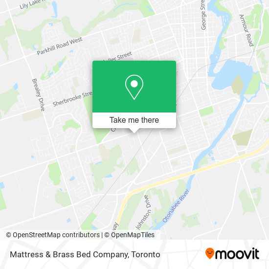 Mattress & Brass Bed Company map