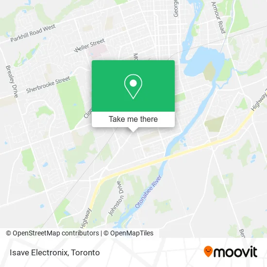 Isave Electronix map