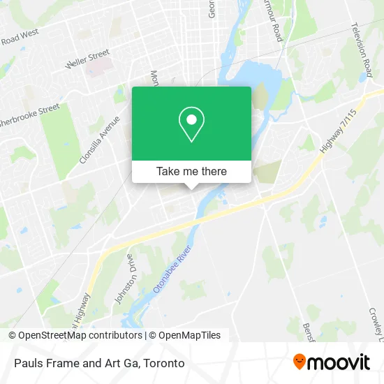 Pauls Frame and Art Ga map