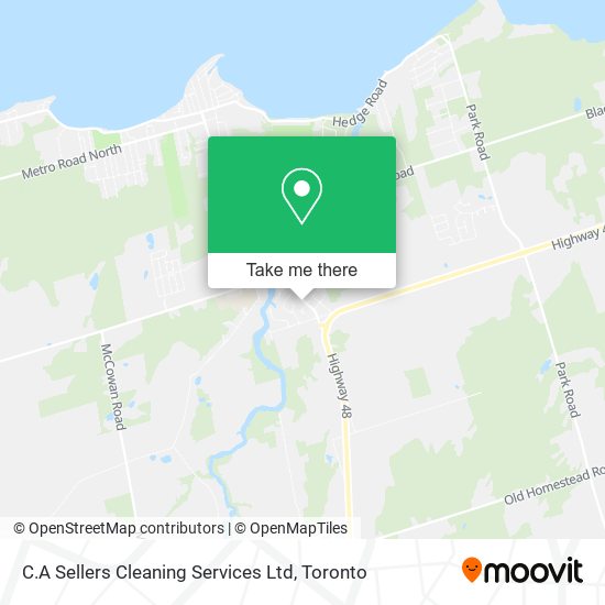 C.A Sellers Cleaning Services Ltd map