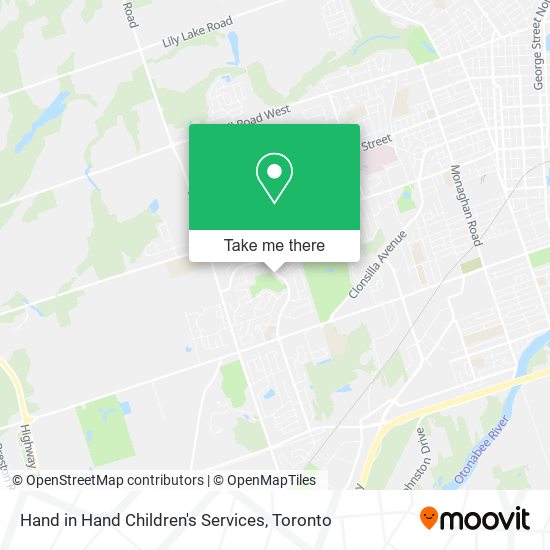 Hand in Hand Children's Services map