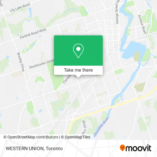 WESTERN UNION map