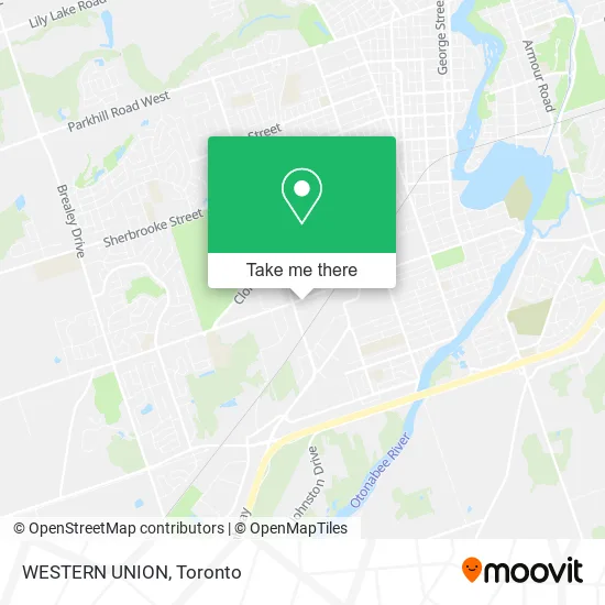 WESTERN UNION map