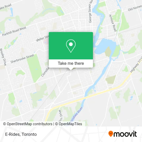 E-Rides map
