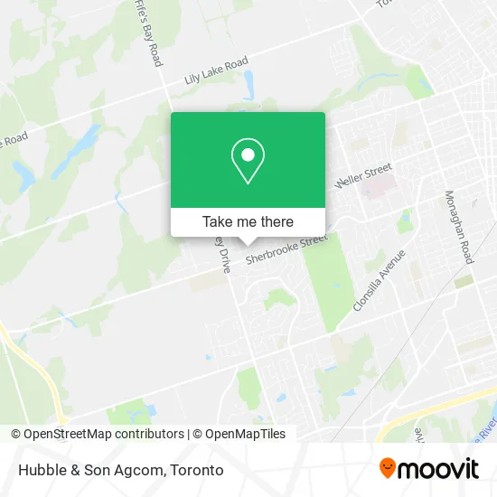 Hubble & Son Agcom map