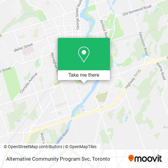 Alternative Community Program Svc map