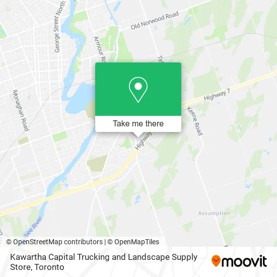 Kawartha Capital Trucking and Landscape Supply Store map
