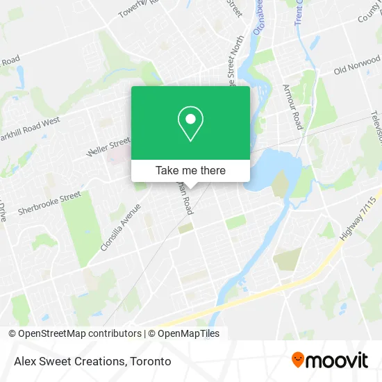 Alex Sweet Creations map