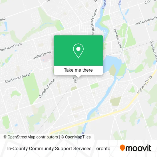 Tri-County Community Support Services map