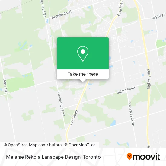 Melanie Rekola Lanscape Design map