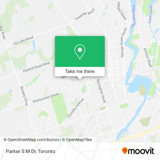 Parker S M Dr map