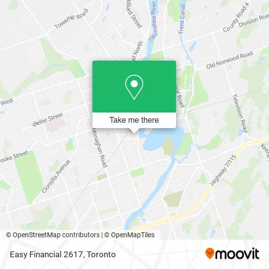 Easy Financial 2617 map