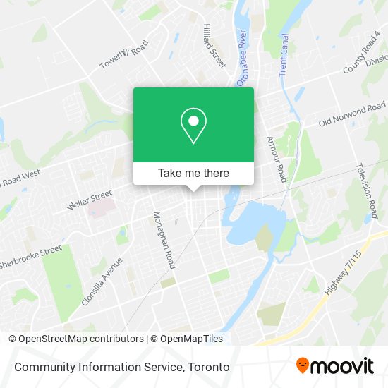 Community Information Service map