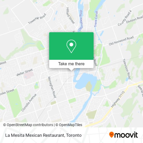 La Mesita Mexican Restaurant map