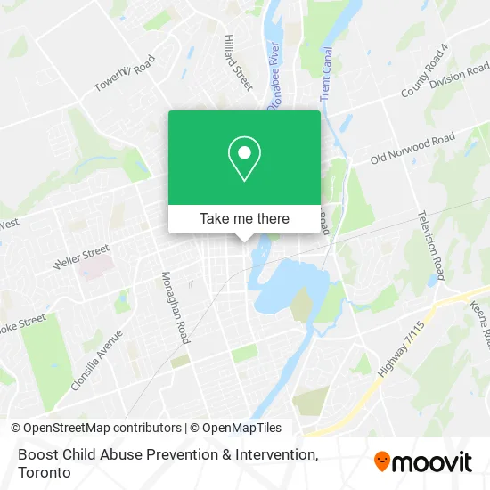Boost Child Abuse Prevention & Intervention map