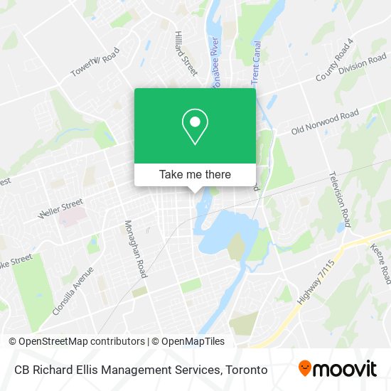 CB Richard Ellis Management Services map