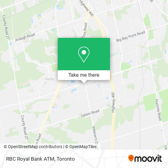 RBC Royal Bank ATM map