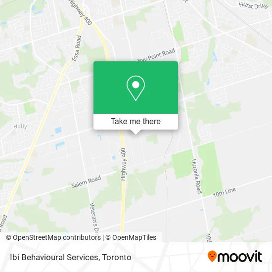 Ibi Behavioural Services map