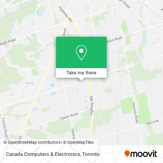 Canada Computers & Electronics map