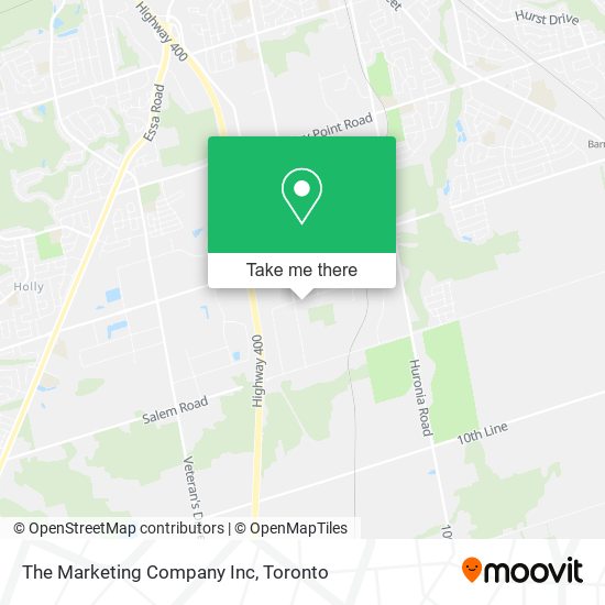 The Marketing Company Inc map