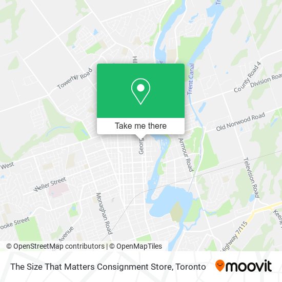 The Size That Matters Consignment Store map