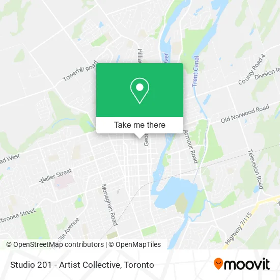 Studio 201 - Artist Collective map