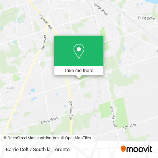 Barrie Colt / South la map
