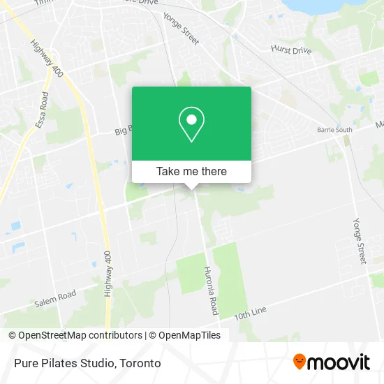 Pure Pilates Studio map