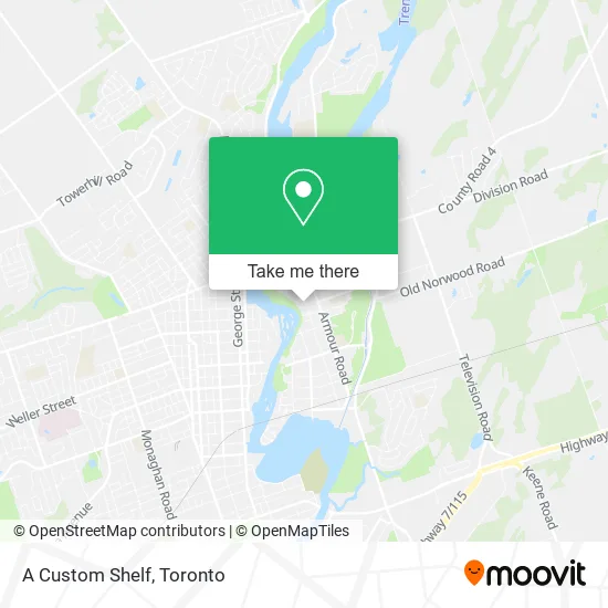 A Custom Shelf map