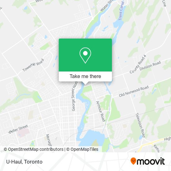 U-Haul map