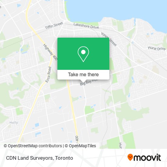 CDN Land Surveyors map