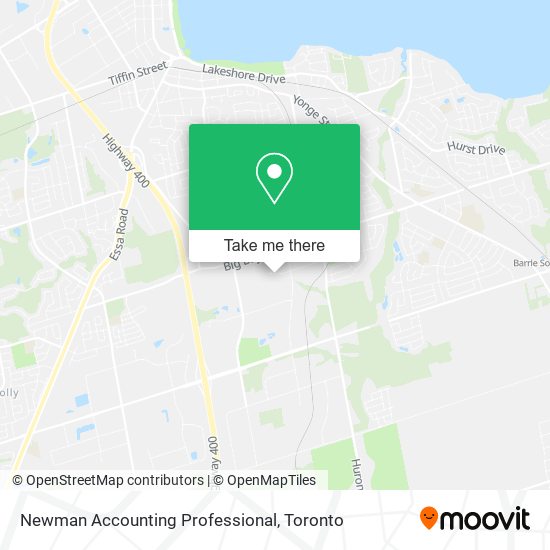 Newman Accounting Professional map