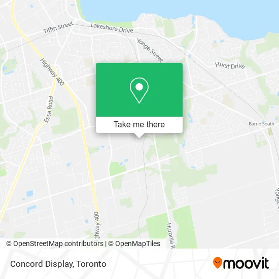 Concord Display map