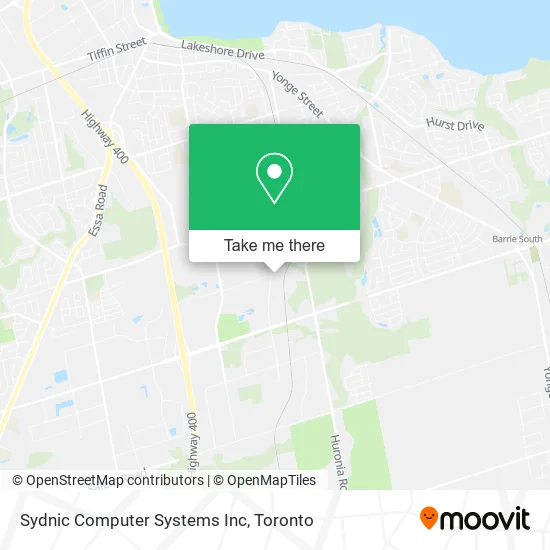 Sydnic Computer Systems Inc map