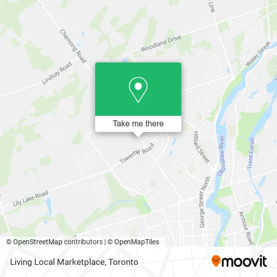 Living Local Marketplace map