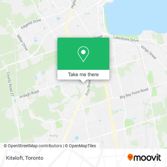 Kiteloft map