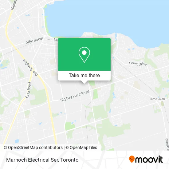 Marnoch Electrical Ser map