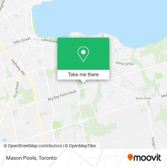 Mason Pools map