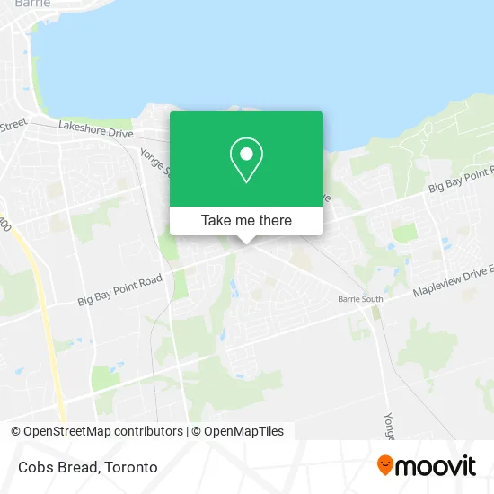 Cobs Bread map