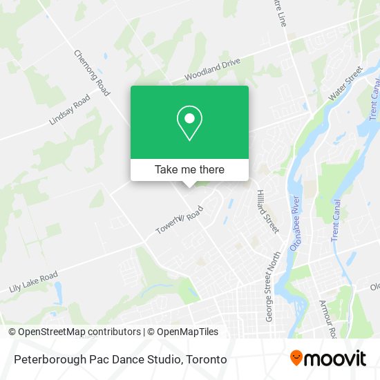 Peterborough Pac Dance Studio map