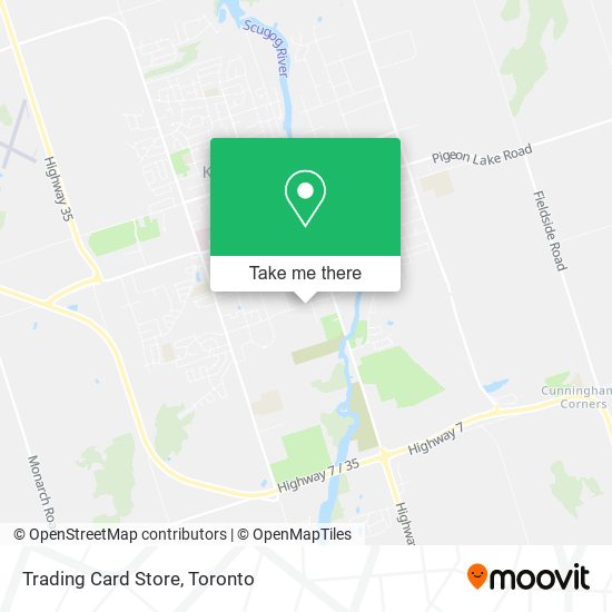 Trading Card Store map