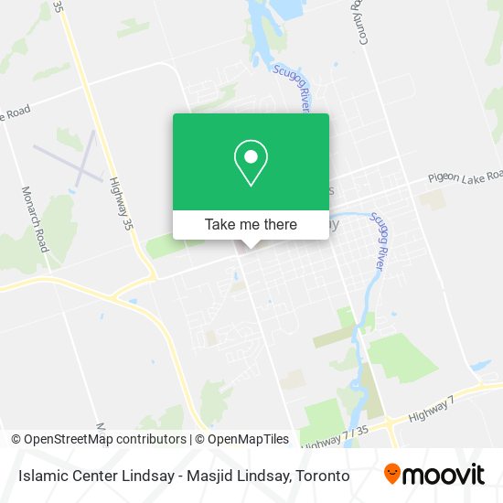 Islamic Center Lindsay - Masjid Lindsay map