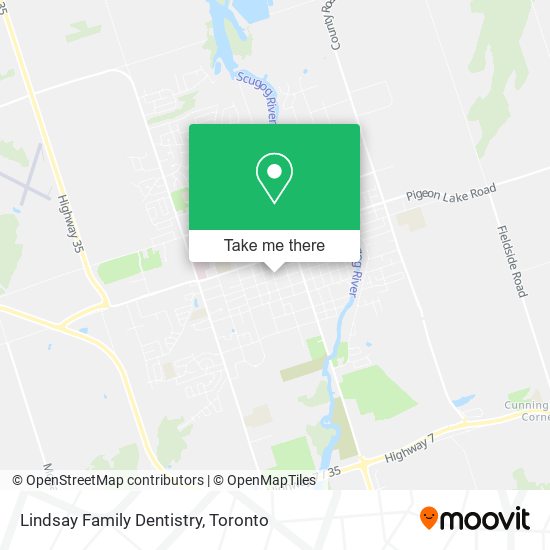 Lindsay Family Dentistry map