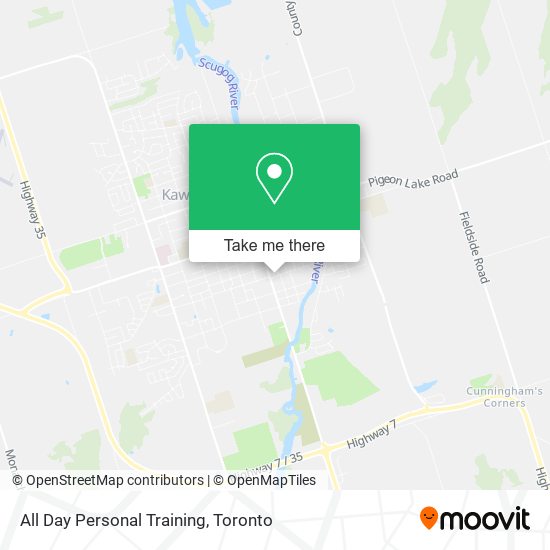 All Day Personal Training map