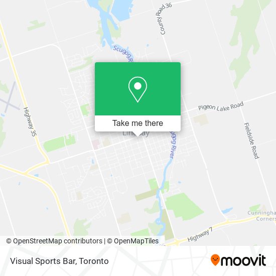 Visual Sports Bar map