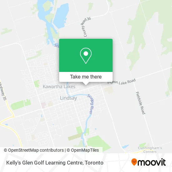 Kelly's Glen Golf Learning Centre map