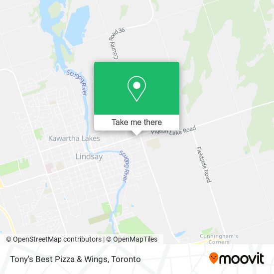 Tony's Best Pizza & Wings plan